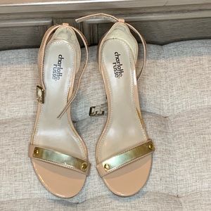 Beige heels